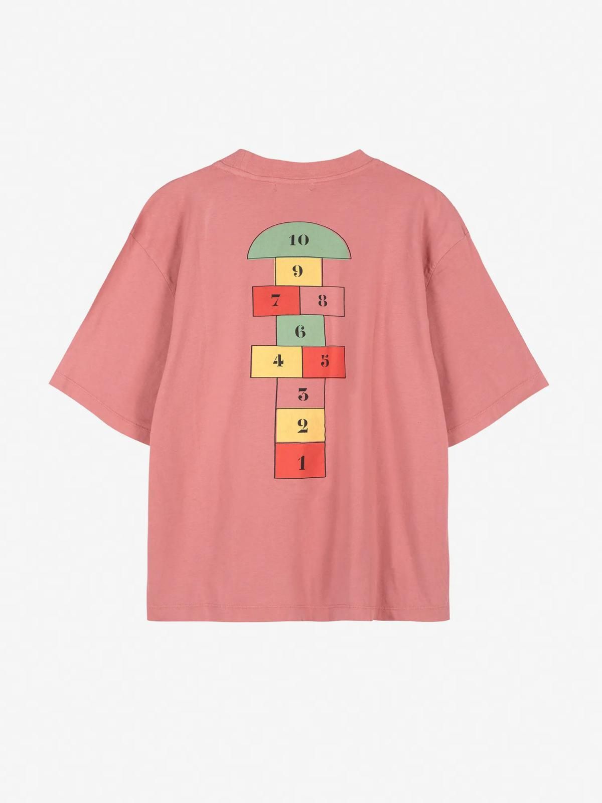 보보쇼즈 오가닉 릴렉스핏 핑크 반팔 티셔츠 B225AD006 ONE COLOR - 상세 이미지 3