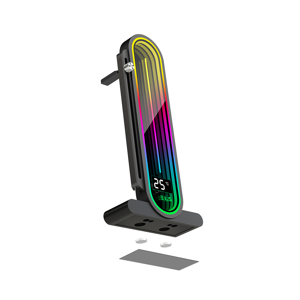 일렉싱크 GSB Pro 그래픽카드 지지대 거치대 받침대 ARGB RGB 온도표시 이미지 6