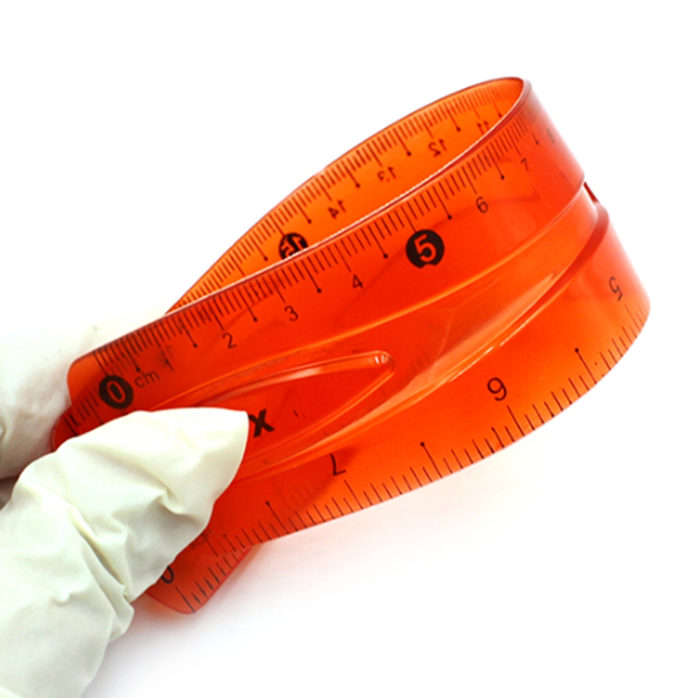 줄긋기편한 구부러지는자 휘어지는 말랑잣대 수험 공시생 20cm - 메인 이미지