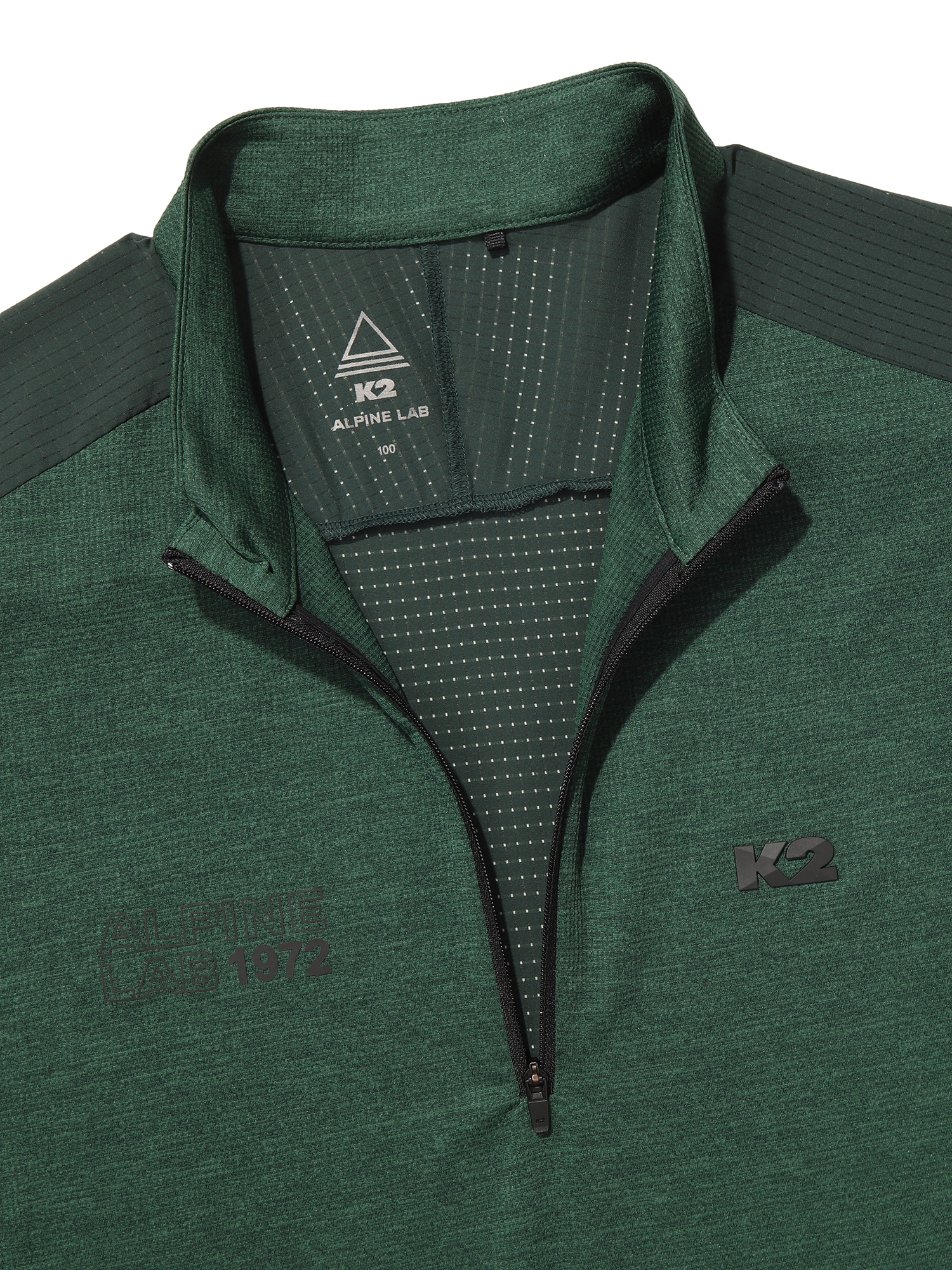 [본사직영] K2 남성 ALP 전문형 하이브리드 반팔 집업 (ECO) SAP GREEN KMM252013G - 상세 이미지 4