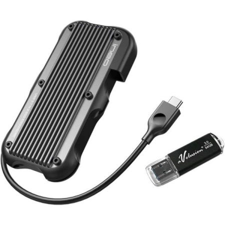 [Avolusion][해외]아볼루전 이노 (C2594-960G+64G) 러기드 미니 960GB (1TB) USB 3.1 휴대용 외장 SSD + 무료 64GB 플래시 드라이브 [초고속 R/W 최대 95