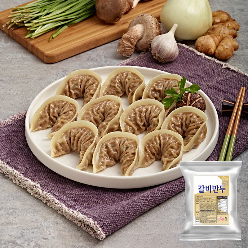 자연가득 갈비만두 1kg - 상세 이미지 2