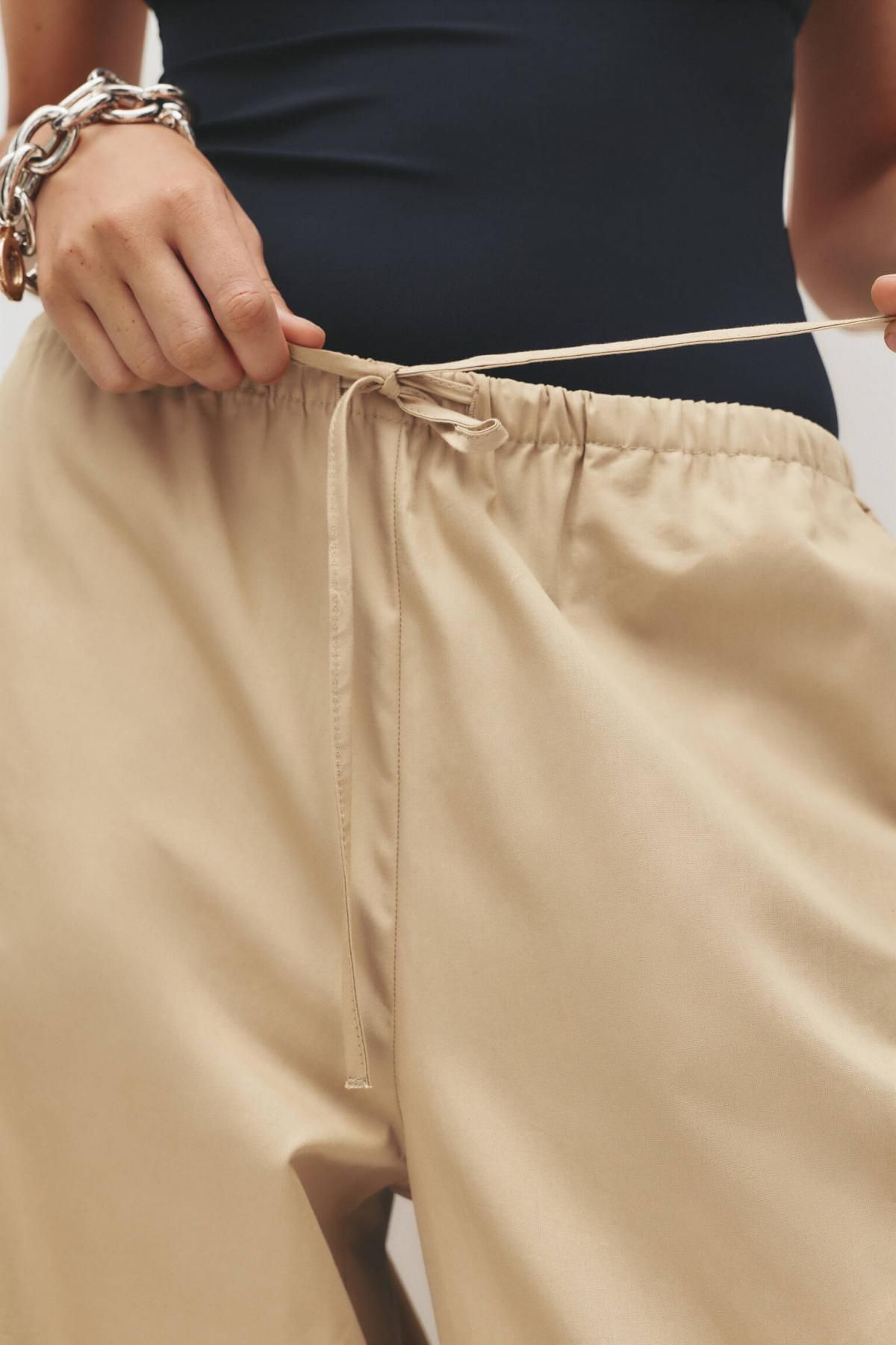풀앤베어 테크니컬 와이드 카고 팬츠 7675/331 OCHRE - 상세 이미지 5