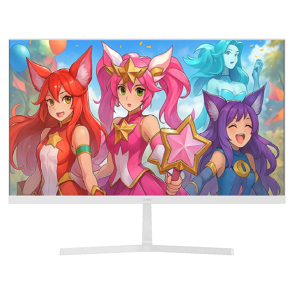 제이씨현 UDEA EDGE ED2731HF IPS 100Hz 사무용 컴퓨터 PC 게이밍 모니터 화이트 68~69cm(27인치), 일반 - 메인 이미지