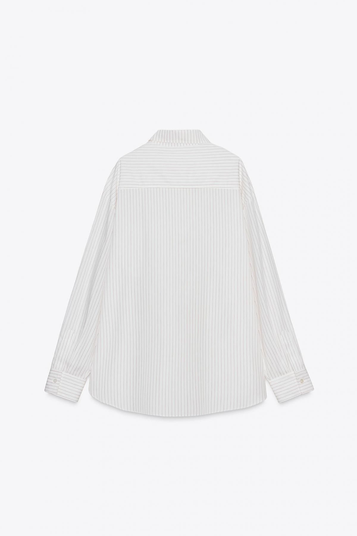 자라 스트라이프 코튼 파자마 긴팔 셔츠 9044/805 STRIPED - 상세 이미지 4