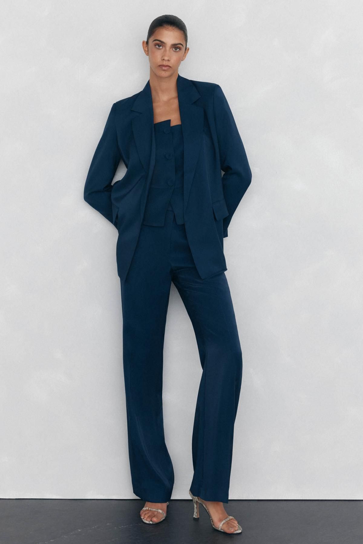 페드로 델 이에로 에코베로 롱 플레어 팬츠 7602509 AZUL - 상세 이미지 2