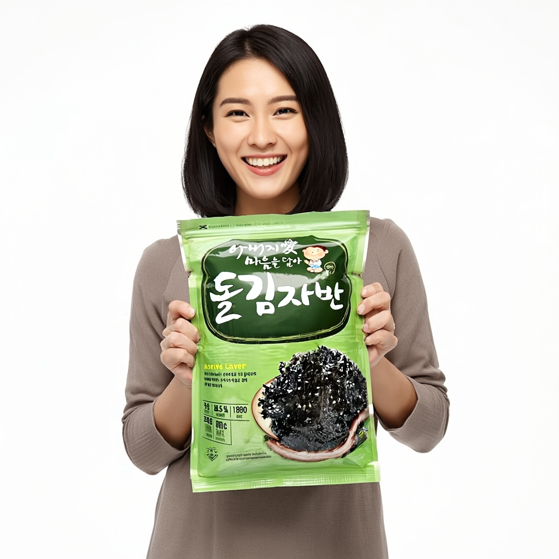 명식품본사 돌김자반 [중포장] 300g, 10개 - 상세 이미지 5