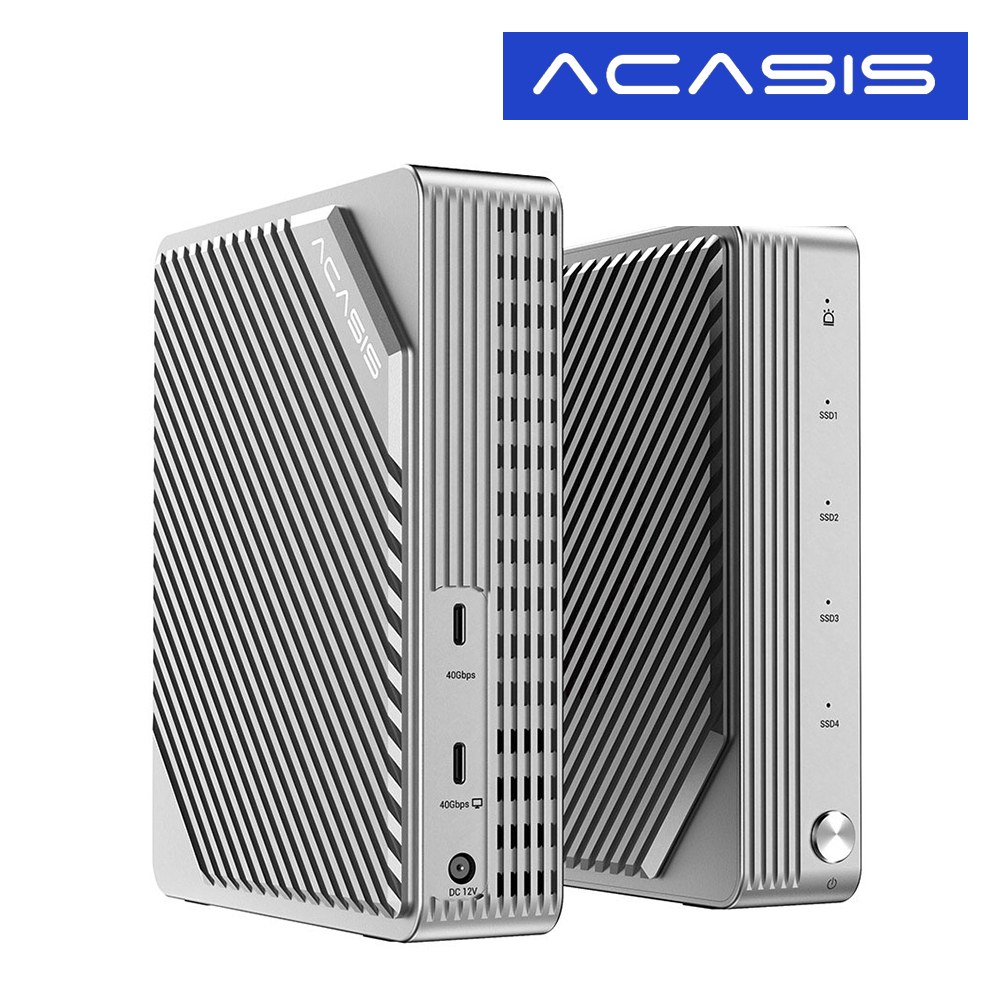 아카시스 EC3901 USB4 40Gbps NVME SSD RAID 외장 SSD 케이스 인클로저 - 상품 이미지