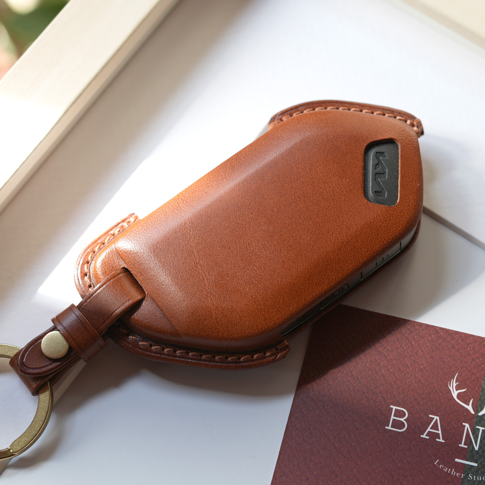 차 키케이스 자동차 스마트 가죽 키홀더 반다레더스튜디오