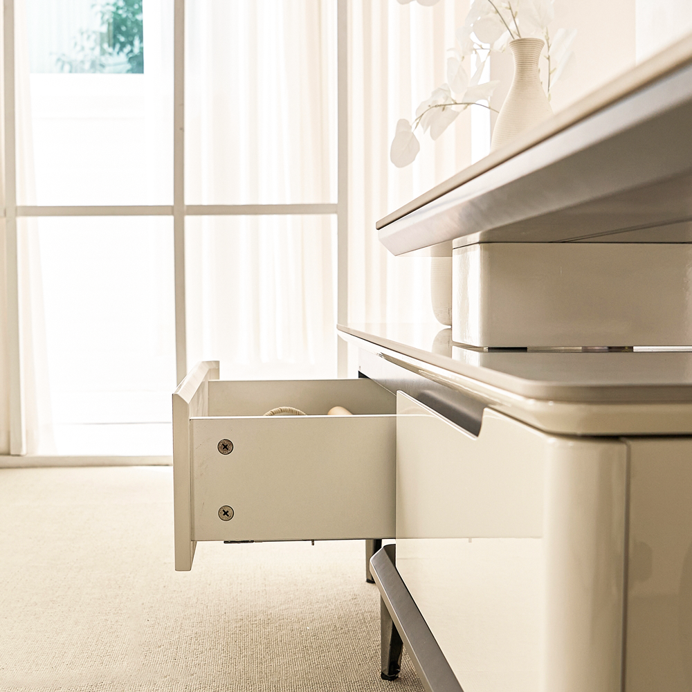 마르세온 세라믹거실장 확장형 낮은 티비다이 tv다이서랍장 선반