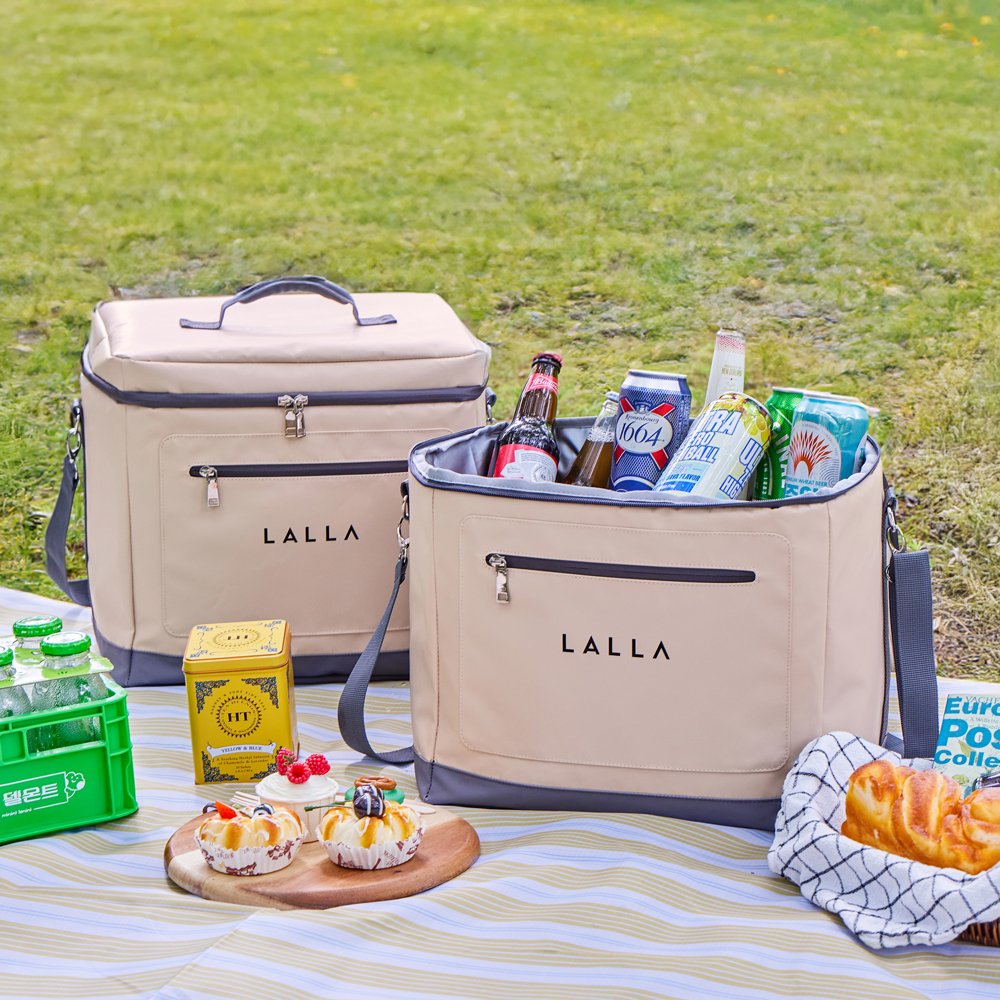 랄라 보냉백 캠핑 쿨러백 휴대용 차량용 보온 보냉가방 대용량 캠핑용 아이스박스 36L