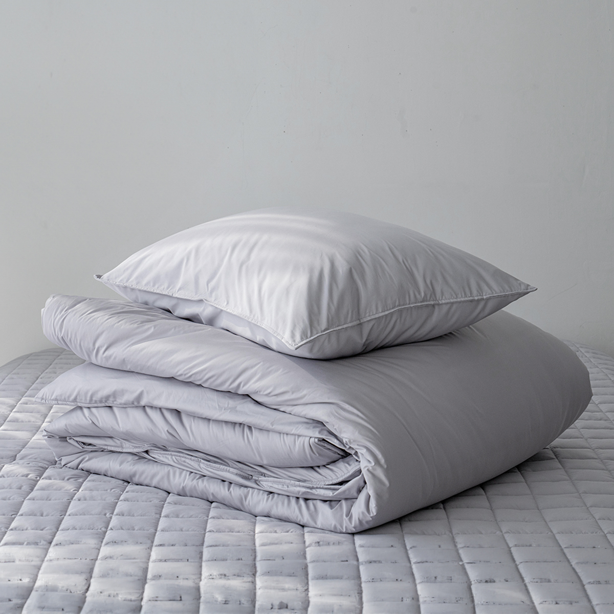 모닝 호텔이불 신혼 알러지케어 먼지없는 사계절 이불세트 그레이, SS(슈퍼싱글)