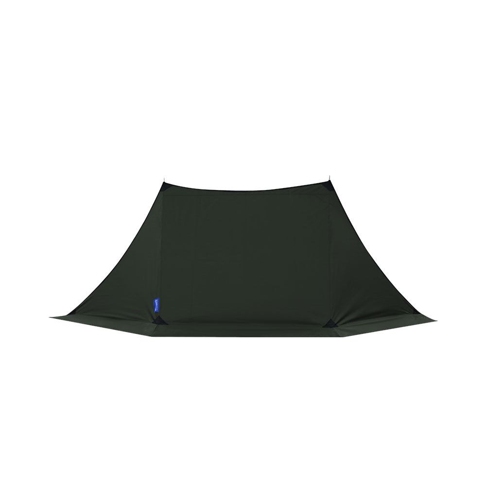 블루폴 하버 윈드스크린 캠핑 타프 사이드월 바람막이 자립형 사이트 가림막 480x160cm, 카키