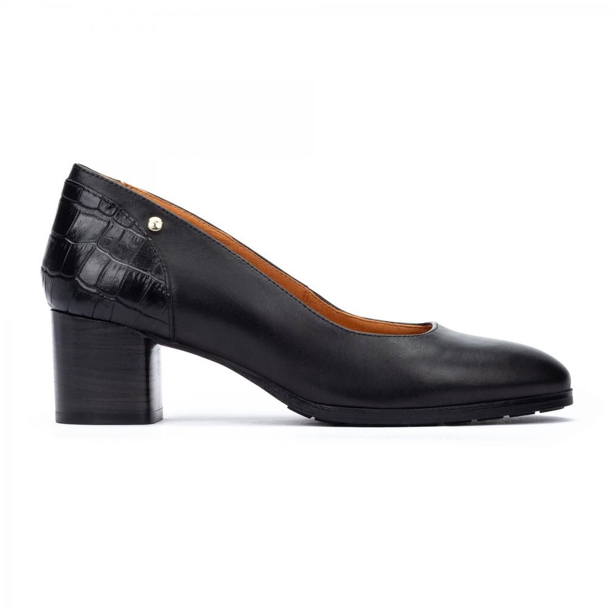 피콜리노스 프리미엄 컴포트 블록힐 펌프스 CALAFAT W1Z-5920C1 BLACK - 상품 이미지