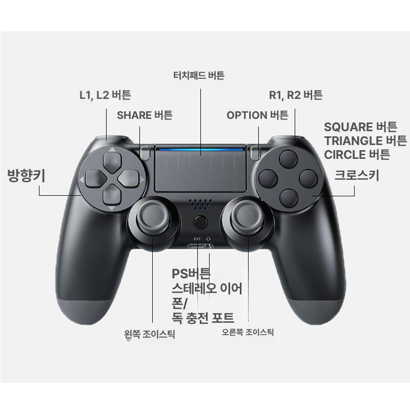 Gamesir T3 Lite 레트로 유선 게임 컨트롤러 XBOX 게임서 게임패드 화이트 블랙 - 상세 이미지 4