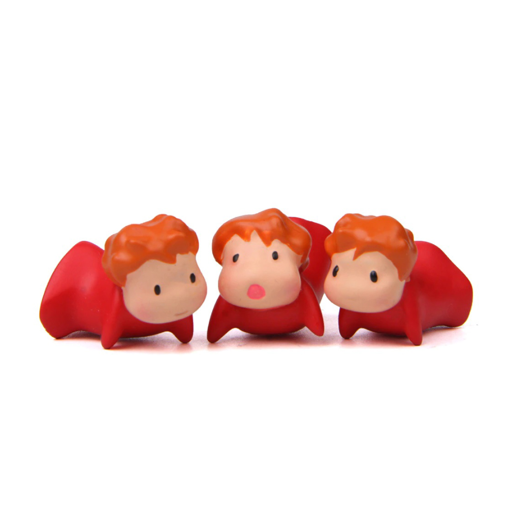 벼랑위의포뇨 포뇨 미니피규어 세트 3pcs - 상품 이미지