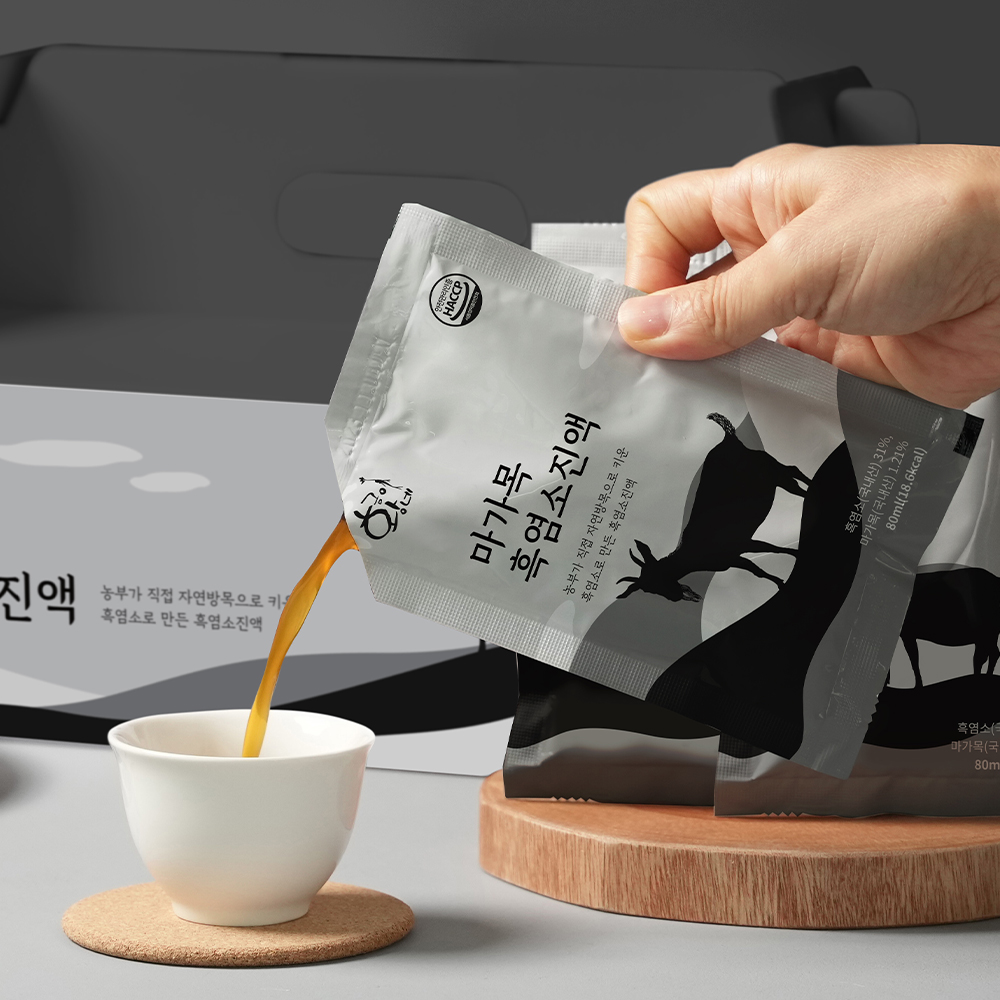 마가목 흑염소진액 80ml 30포 즙 엑기스 - 상세 이미지 3