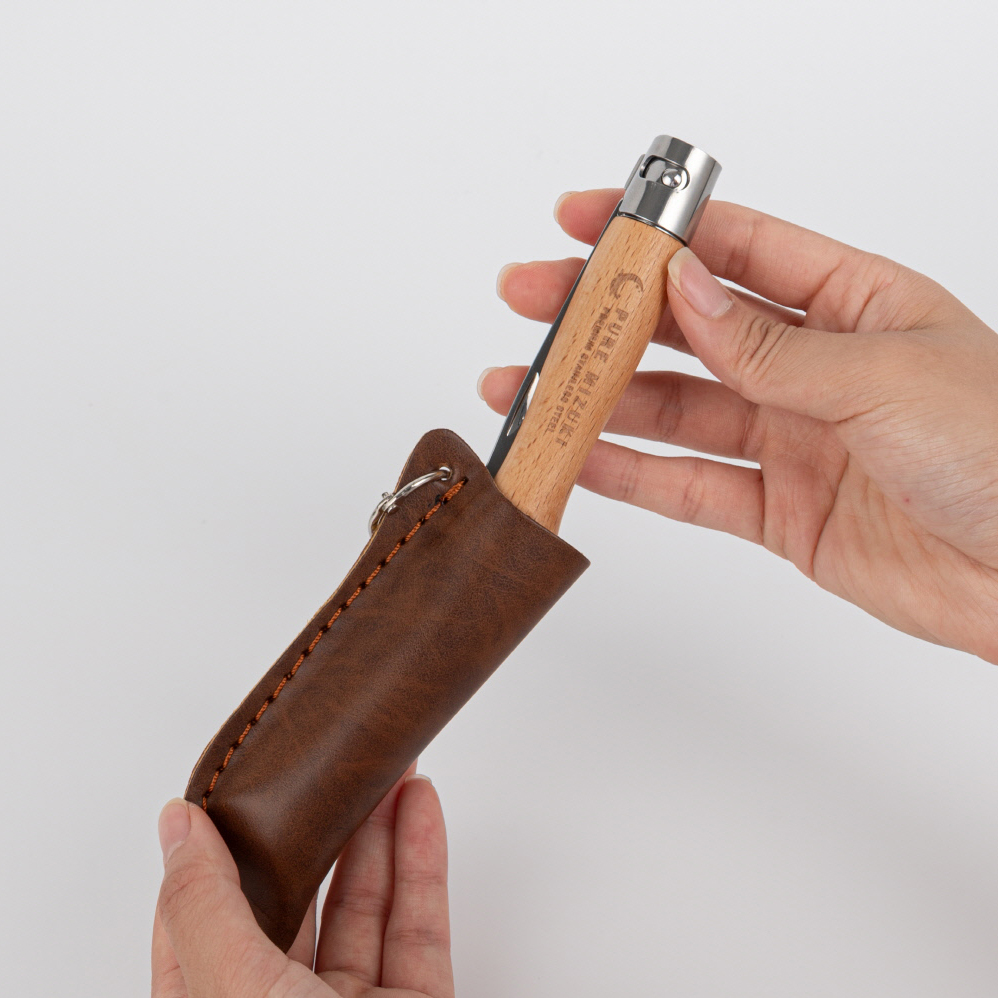 퓨어미즈키 캠핑용 폴딩 접이식 케이스 나이프 세트