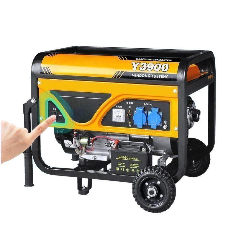 가정용 저소음 가솔린 발전기 비상 휴대용 4000W 가솔린 220V+바퀴 - 상세 이미지 3