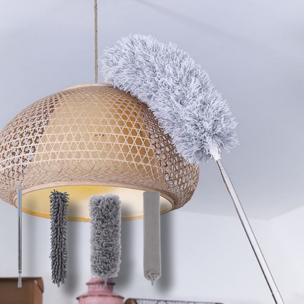 2.8m까지 늘어나는 극세사 먼지털이개 3종세트