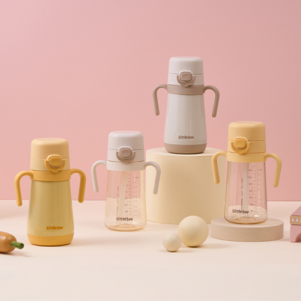 리틀럽 원터치 PPSU 양손 빨대컵 400ml (HAP916) - 상세 이미지 2