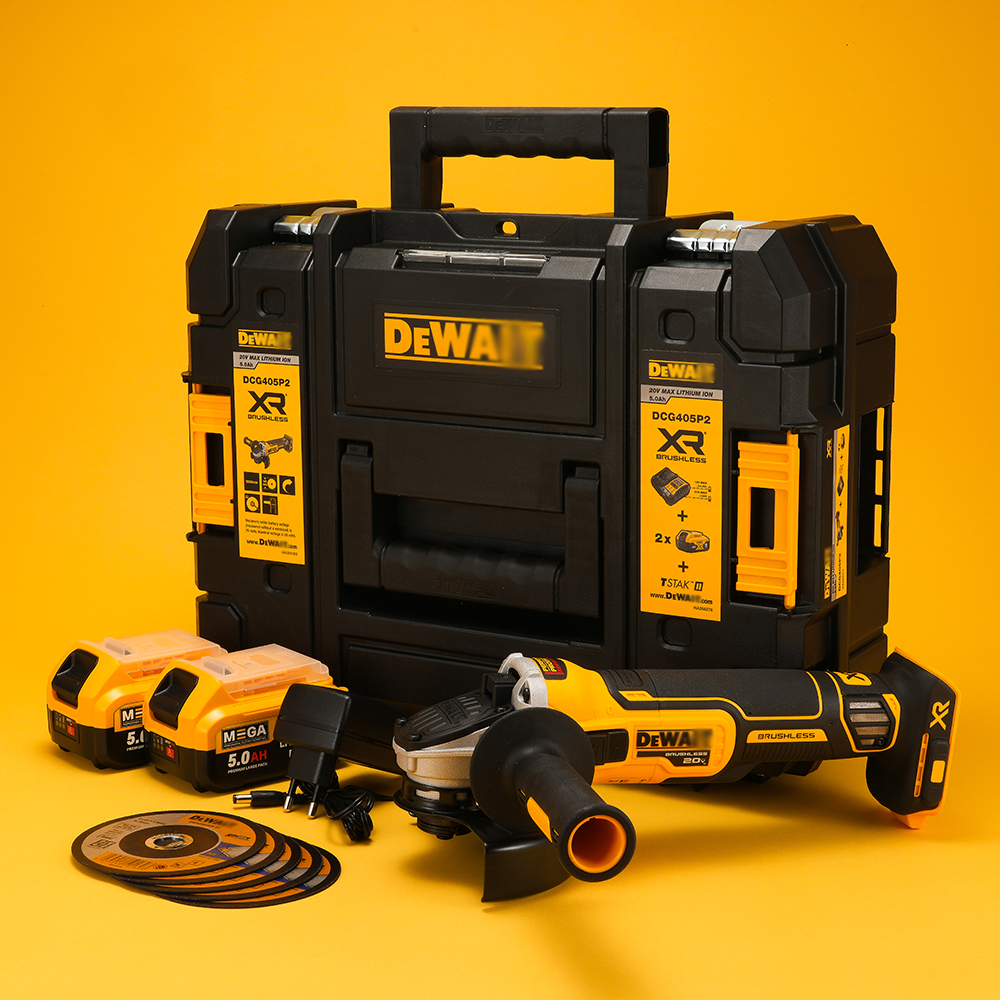 디월트 20V 충전 무선 전동 그라인더 핸드 DCG405 호환 베터리 5.0ah 2개 세트 제품 이미지