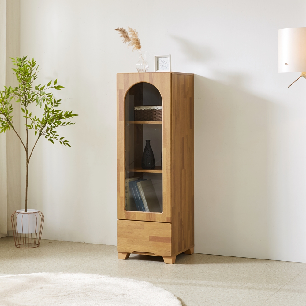 로인 양주 술 위스키진열장 슬림 유리장식장 피규어장 400