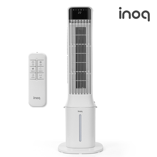 이노크아든 9L 대용량 물통분리 간편세척 리모컨형 타워팬 냉풍기 새상품 IA-LF1010