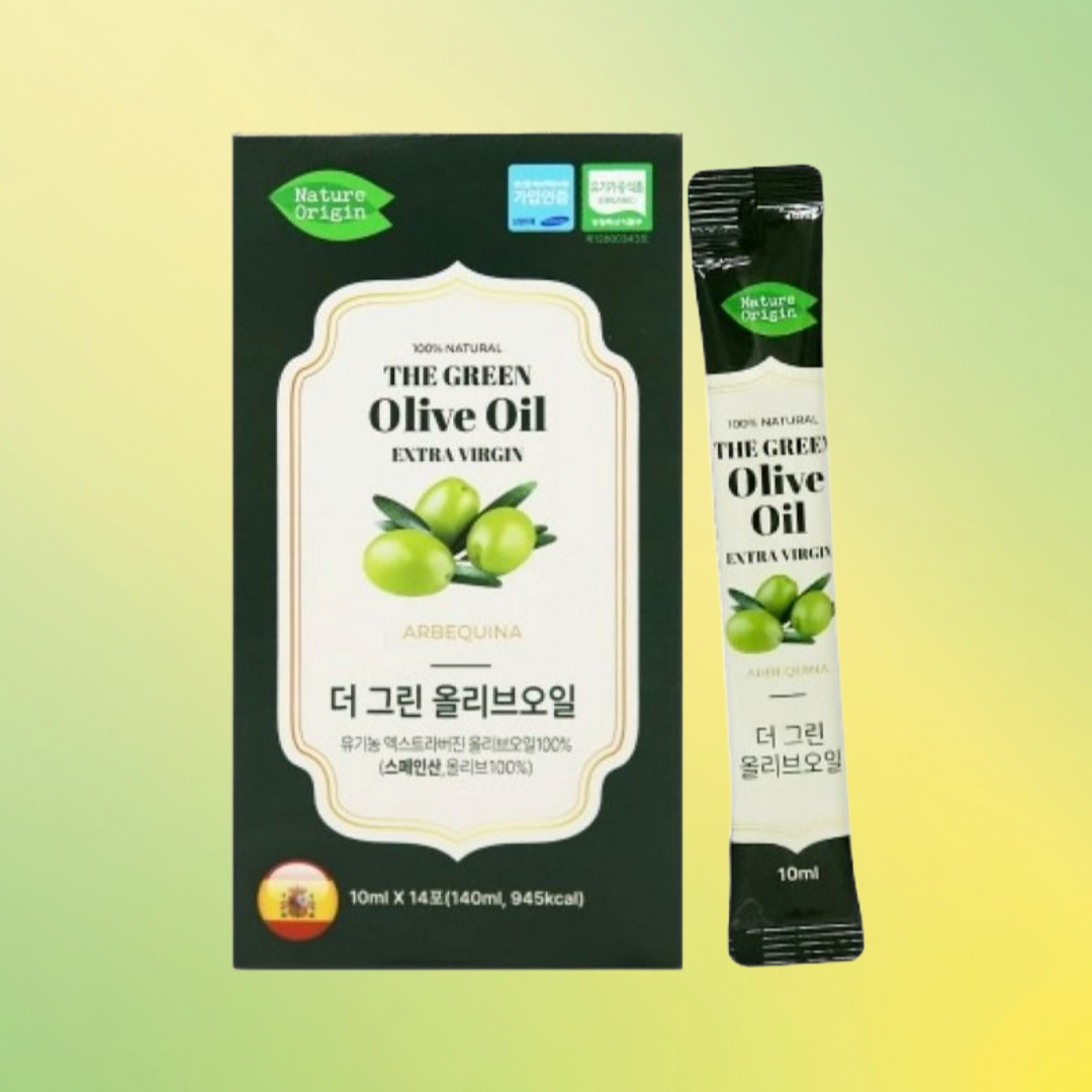 네이처오리진 프리미엄 100% 더 그린 유기농 올리브오일 10ml x 14포 - 상품 이미지