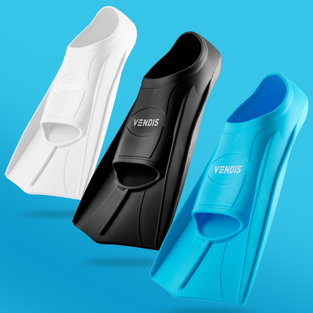 벤디스 오리발 물놀이 수영 스노쿨링 프리다이빙 오리발숏핀 S 제품 이미지