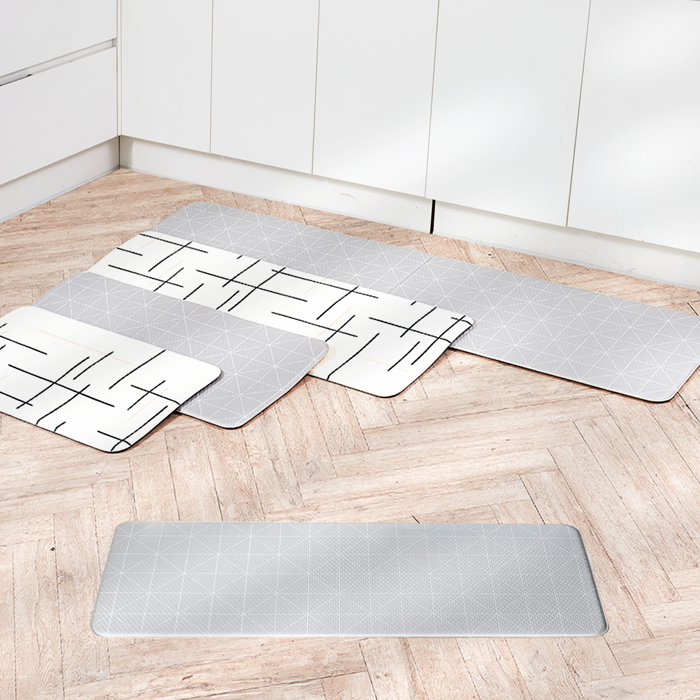 국내생산 양면 PVC 주방매트 욕실 겸용 다용도 논슬립 발매트 프리미엄 아티스틱, L(120x44cm)