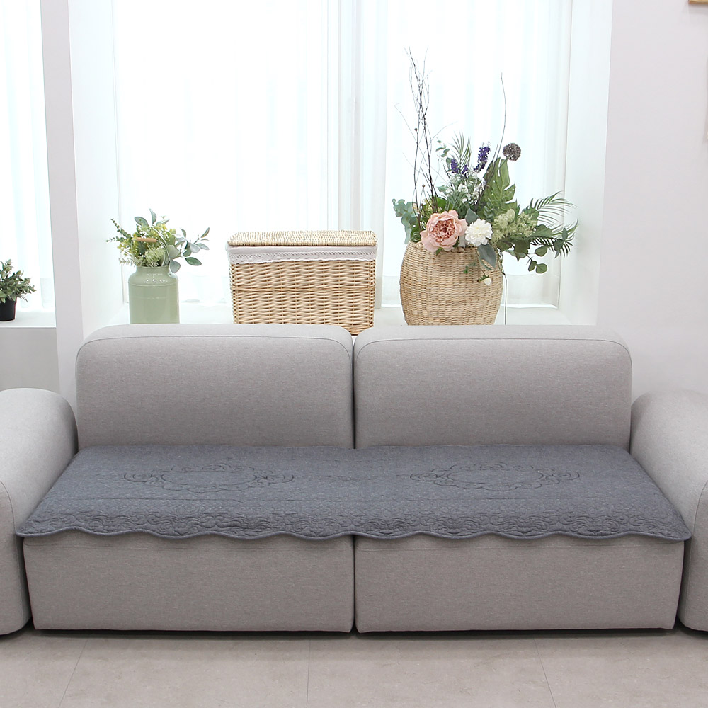 순면 목화솜 오브종 클레오 소파패드 3인용 사계절