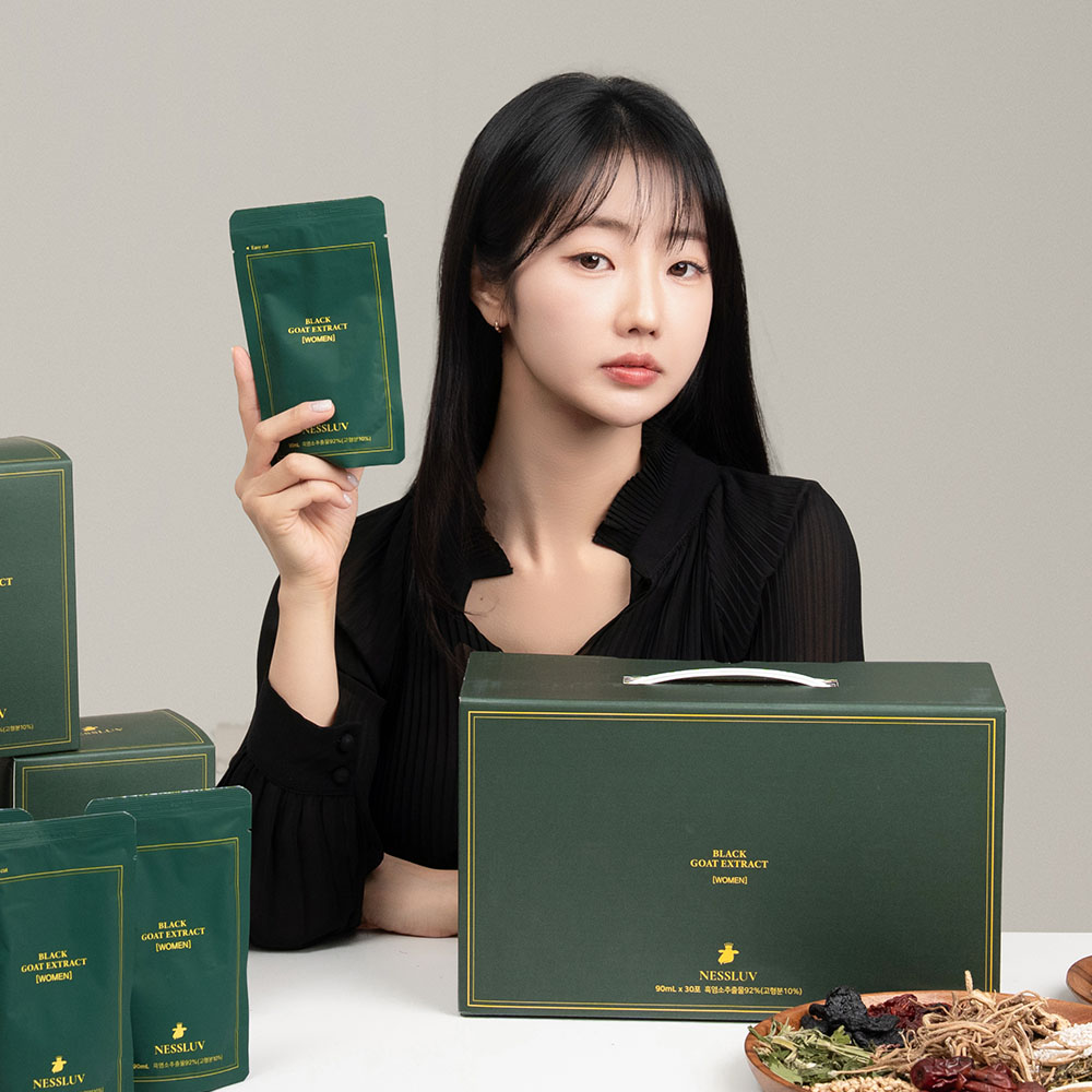 네스럽 흑염소진액 엑기스 흑염소즙 흙염소 효능 90ml x 30포 남성용 - 상세 이미지 4