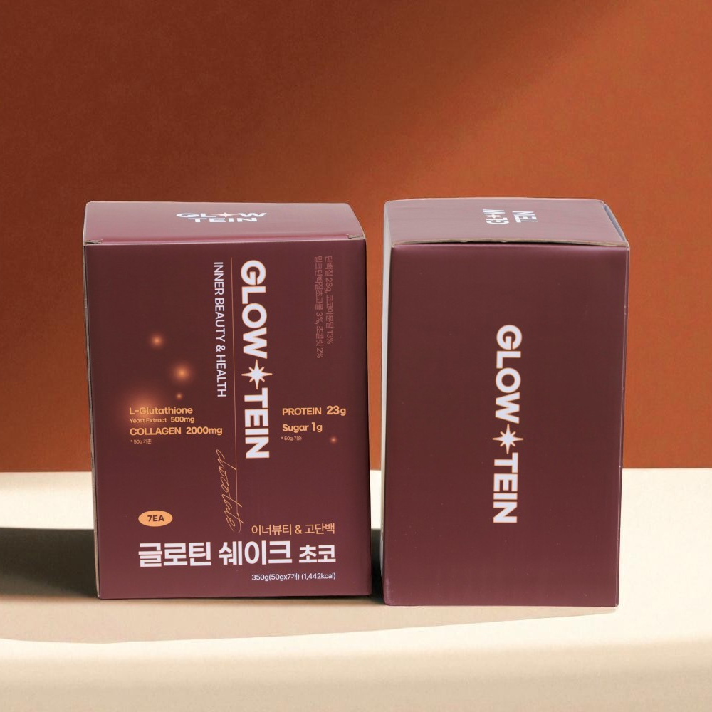 글로틴 단백질쉐이크 파우치 초코 콜라겐 글루타치온 식사대용 프로틴 50g, 14개 - 상품 이미지