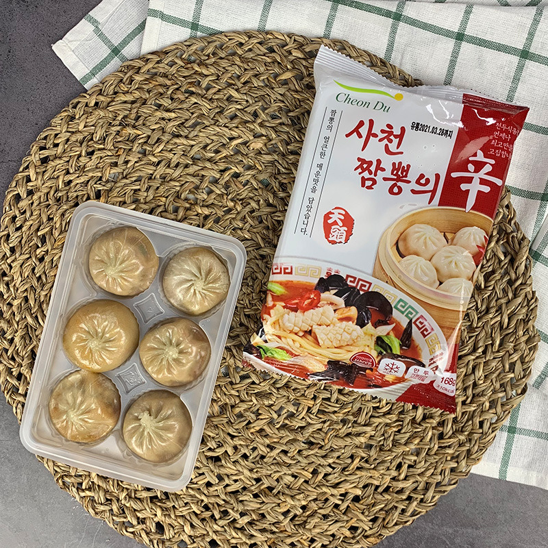자연가득 전자레인지용 사천짬뽕의신168g (5봉) - 상품 이미지