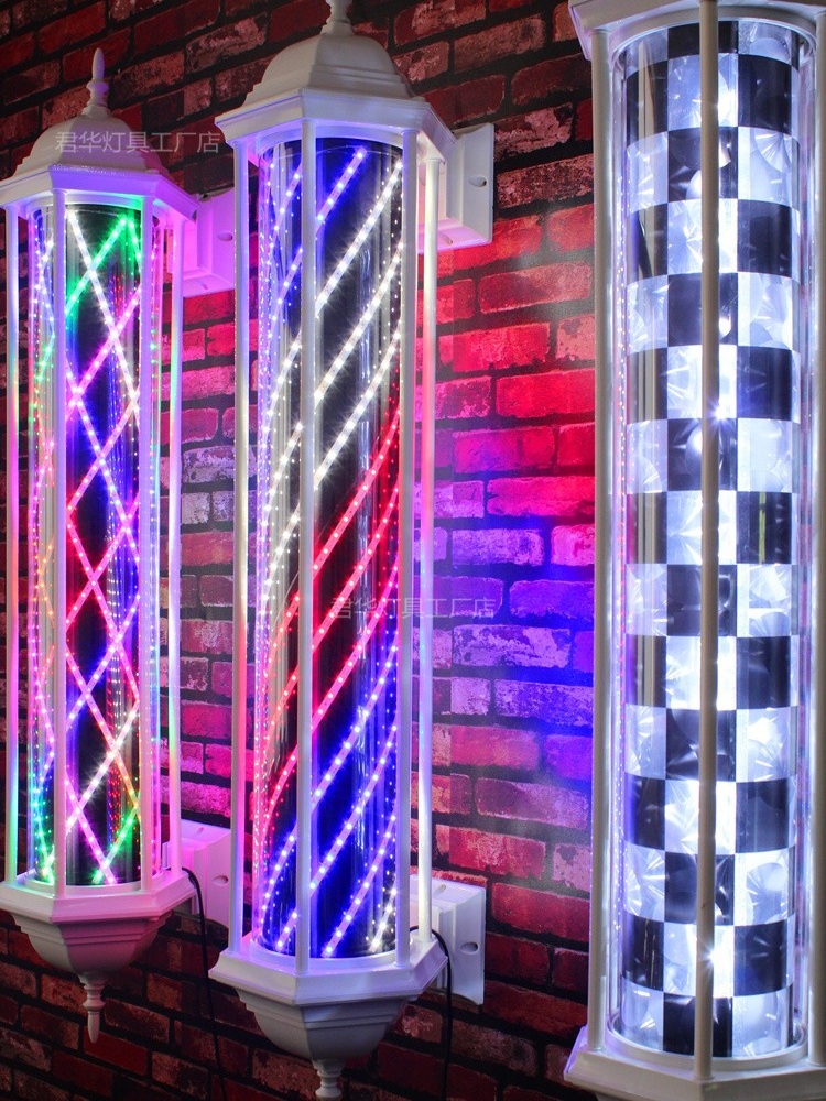 미용실 싸인볼 LED 이발소 회전간판 헤어샵 - 상세 이미지 2
