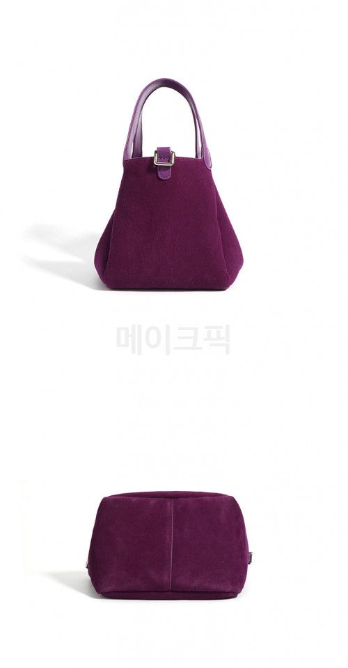 소가죽 스웨이드 벨벳 숄더백 심플한 디자인 데일리 출퇴근용 가볍고 멋스러운 여성 가방 다용도 메신저백 - 상세 이미지 5