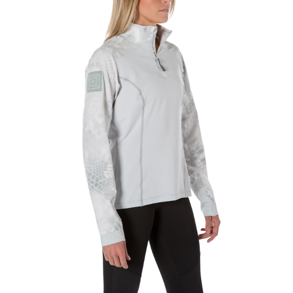 5.11 택티컬 여성용 라피드 하프 집업 (크립텍 예티) - WM Rapid Half Zip (Kryptek Yeti) - 상세 이미지 2