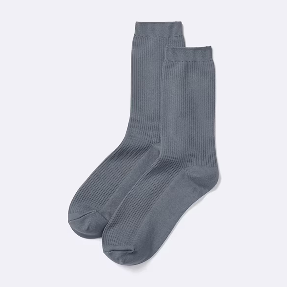 지유 리브 크루 양말 + E 골지 357410 - 상세 이미지 5