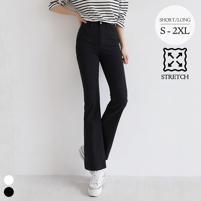 [딱맞진No.11] 3D입체 인밴딩 스판 부츠컷 팬츠_264740 - 상세 이미지 3