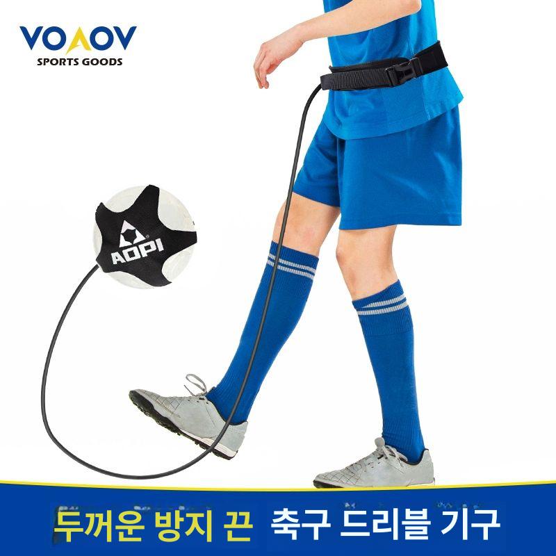 축구 훈련용품 리턴볼 리바운드 슈팅 리프팅 교실 기본기 519 - 블랙 - 드리블백 +5호 공 065 레드 - 상세 이미지 2