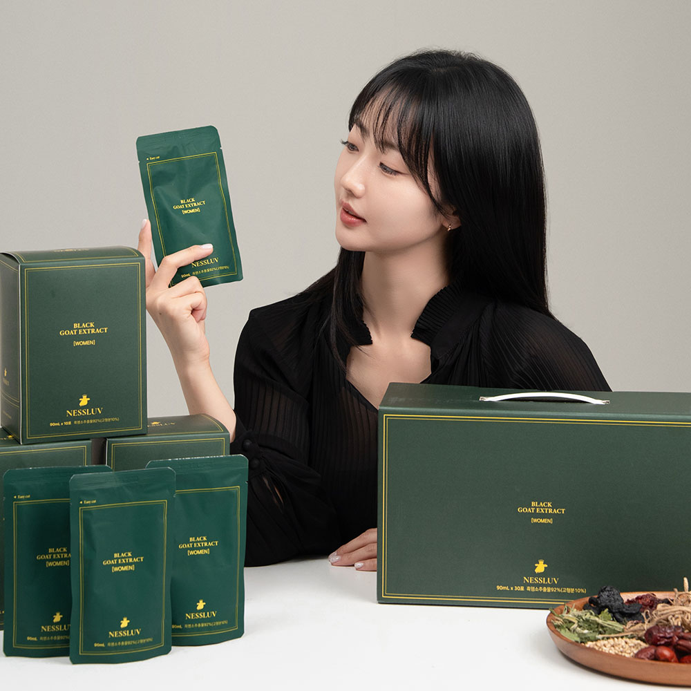 네스럽 흑염소진액 엑기스 흑염소즙 흙염소 효능 90ml x 30포 남성용 - 상세 이미지 2