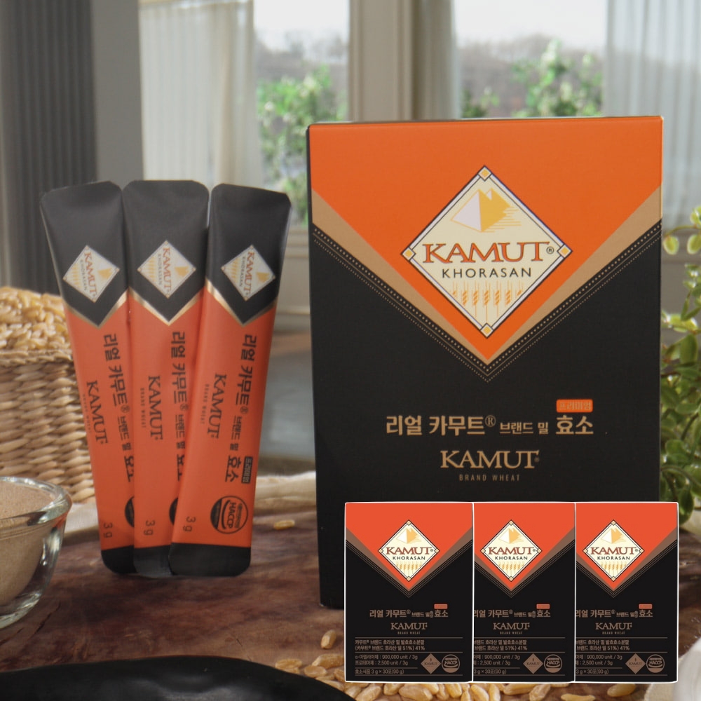 이용식 카무트 효소왕 3개월분 탄수화물 분해 바른 곡물 가루 발효효소 제품 이미지