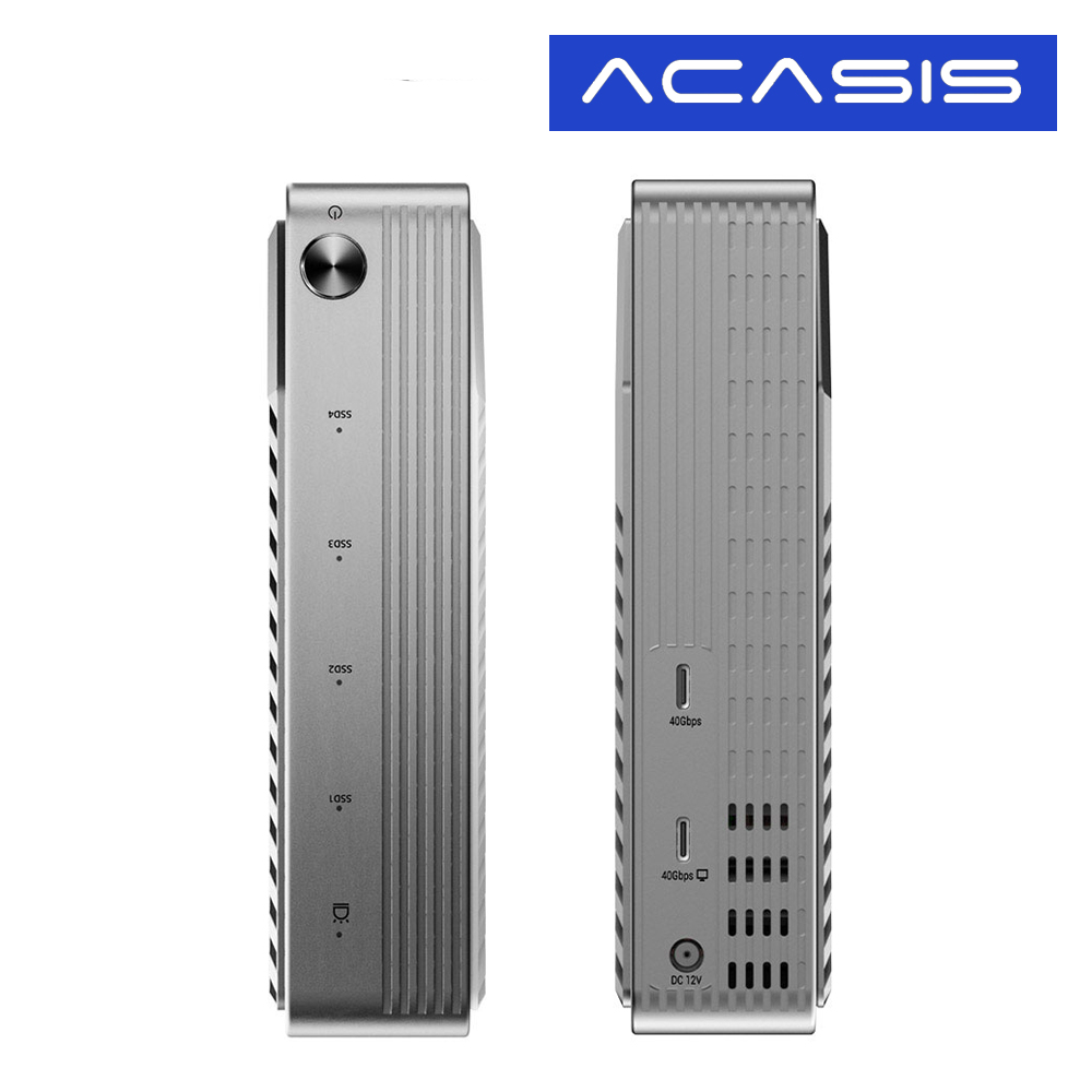 아카시스 EC3901 USB4 40Gbps NVME SSD RAID 외장 SSD 케이스 인클로저 - 상세 이미지 2