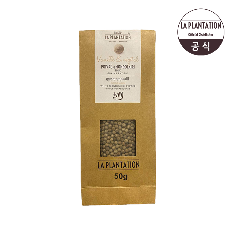 라 플랜테이션 캄보디아 몬돌끼리 백후추 50g - 상품 이미지