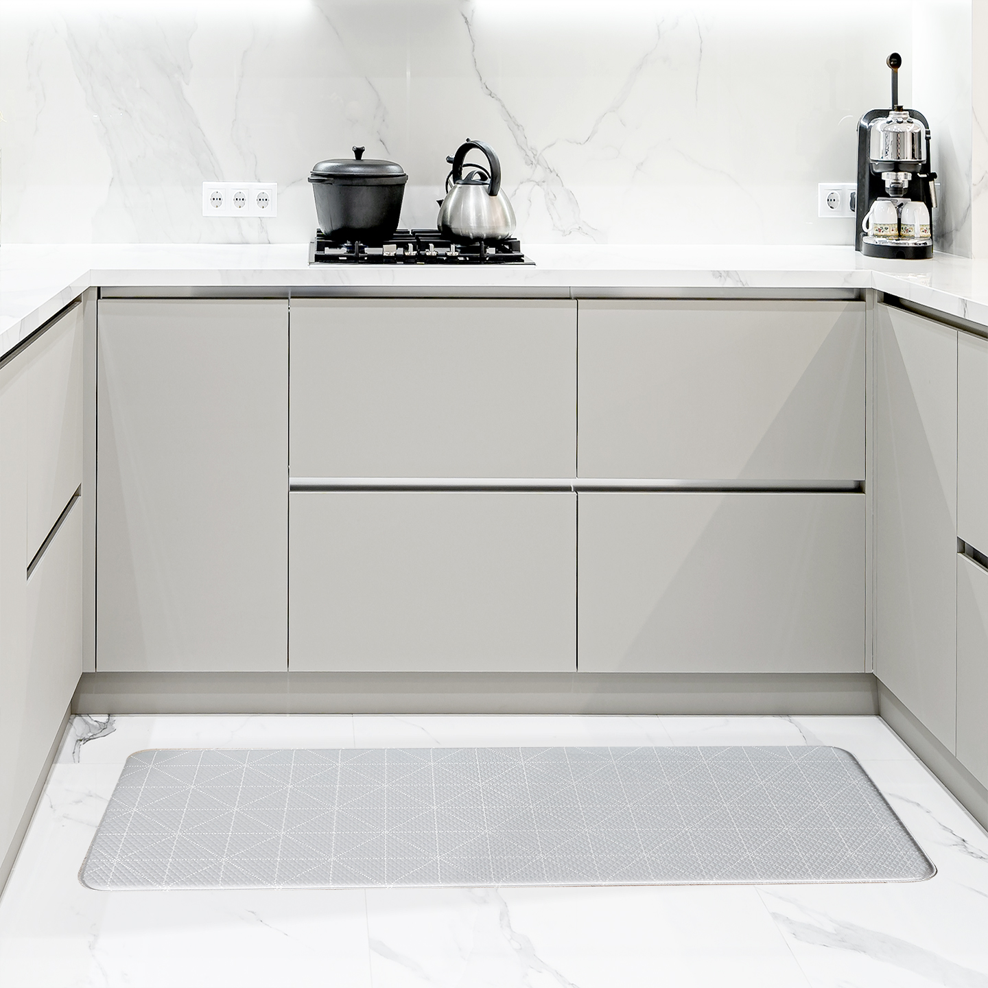 국내생산 양면 PVC 주방매트 욕실 겸용 다용도 논슬립 발매트 프리미엄 아티스틱, L(120x44cm)