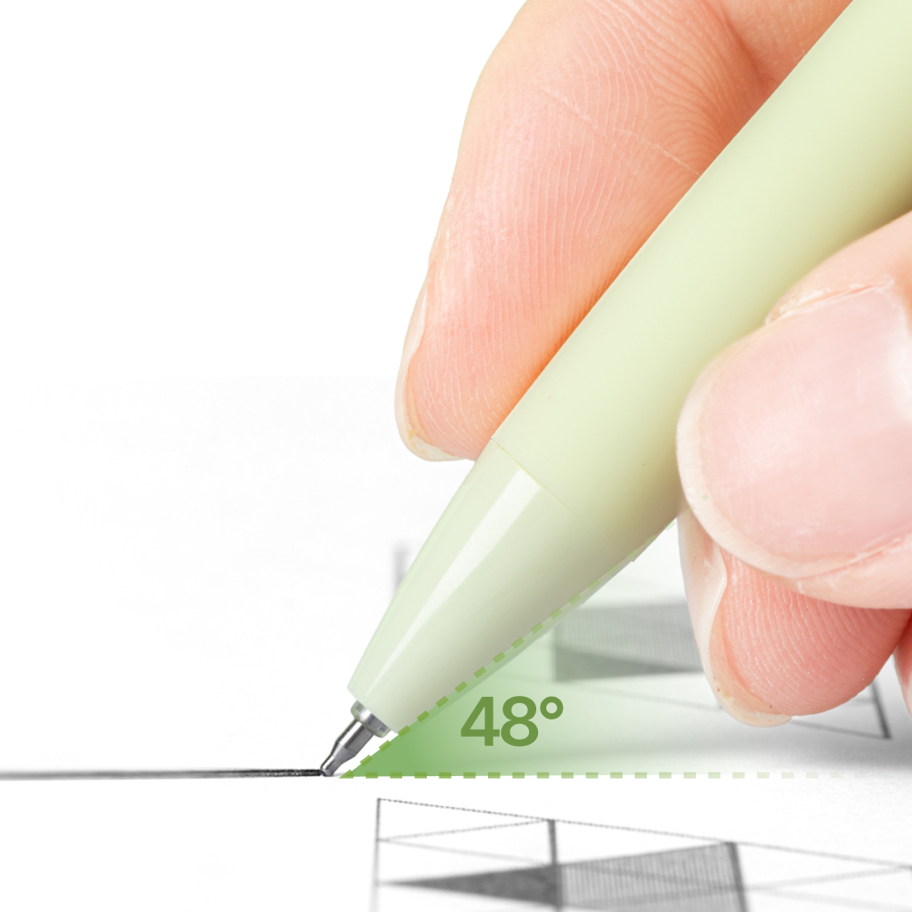 부드러운 디자인 노크식 젤잉크펜 0.5mm - 상품 이미지