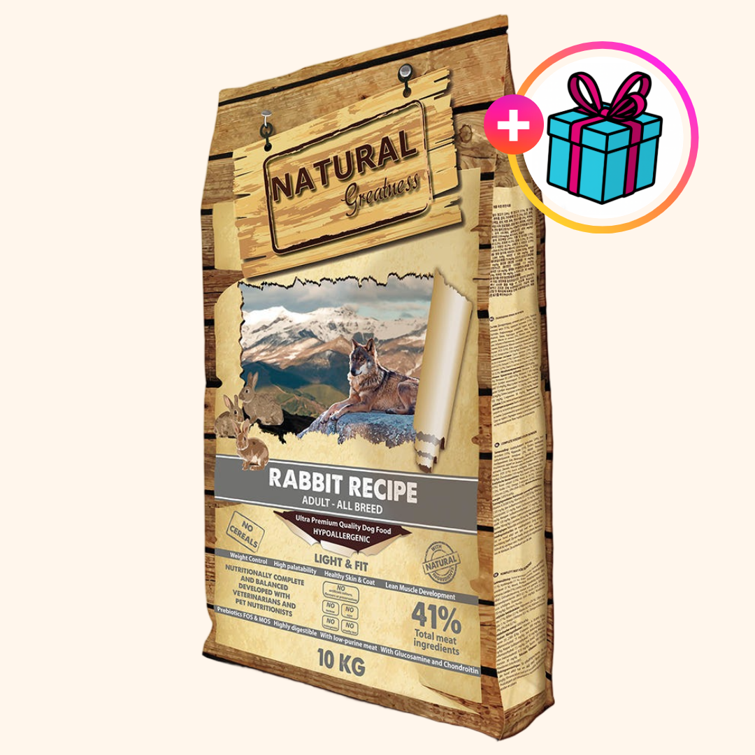 내추럴 그레이트니스 독 강아지사료 레빗 토끼고기 10kg 제품 이미지
