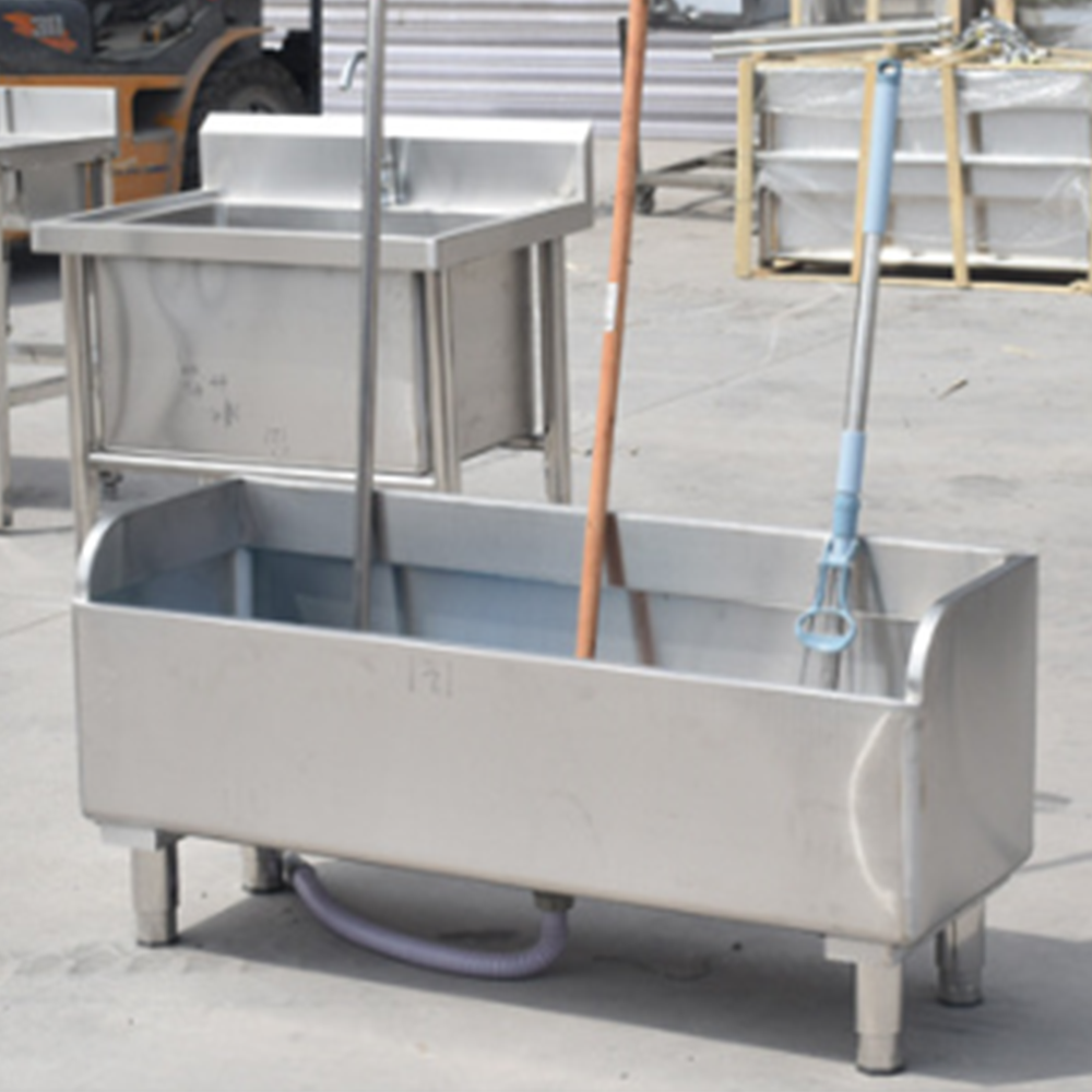 물걸레 마포 마대 밀대 세척통 대걸레 화장실 걸레통 450x410x550 다리 높이 150 A