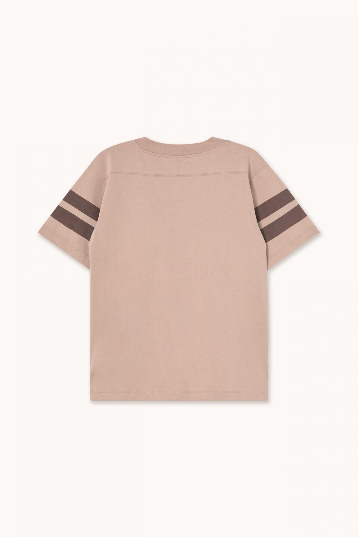 타이니코튼 베이직 캐주얼 바시티 카멜 반팔 티셔츠 AW25-779S46 CARAMELO - 상세 이미지 2
